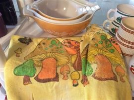 Vintage Dishes and linen