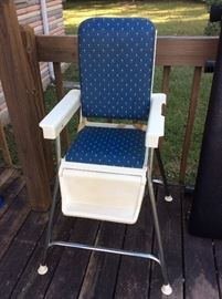 Vintage Child's High Chair
