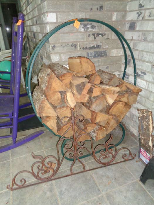 nice wood rack, have lots of firewood