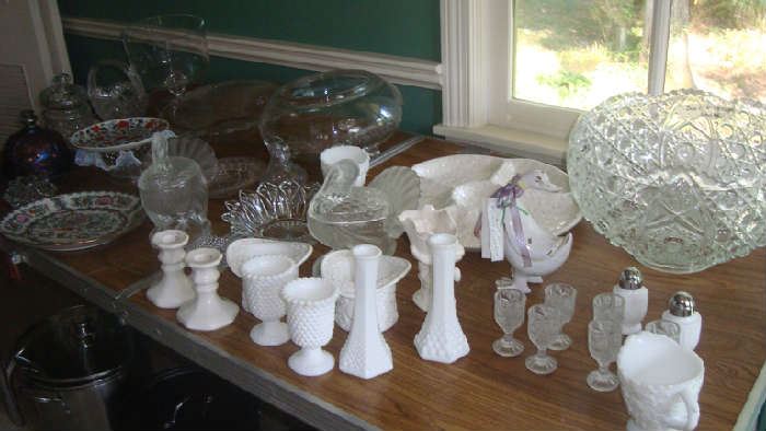 A few of the glass pieces