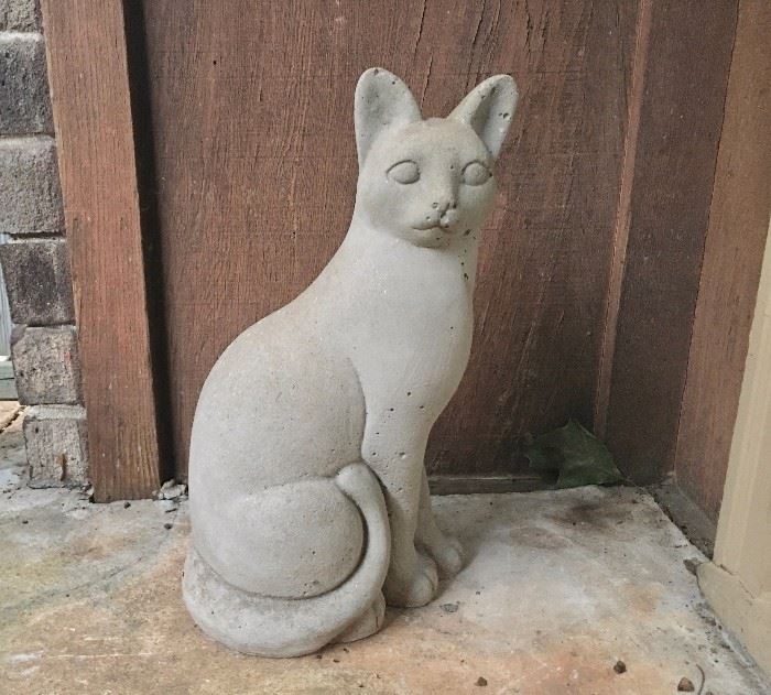 concrete cat
