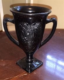 Black Fenton vase (there are two)