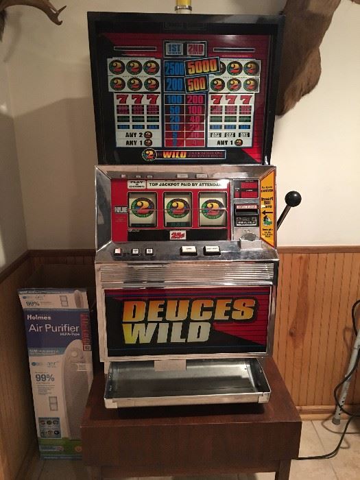 Deuces Wild Slot Machine. Family Heritage Estate Sales, LLC. New Jersey Estate Sales/ Pennsylvania Estate Sales.
