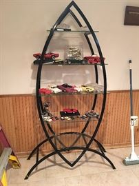 Model Cars. Metal Display With Glass Shelves. Family Heritage Estate Sales, LLC. New Jersey Estate Sales/ Pennsylvania Estate Sales.