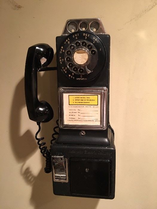 Vintage Wall Phone. Family Heritage Estate Sales, LLC. New Jersey Estate Sales/ Pennsylvania Estate Sales.