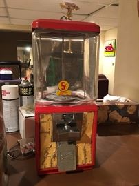 Vintage Gumball Machine. Family Heritage Estate Sales, LLC. New Jersey Estate Sales/ Pennsylvania Estate Sales.

