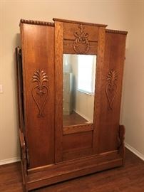 Beautiful All Original Antique Murphy Bed