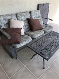 Outdoor Glider and Table