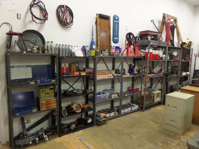 metal shelving - available for Sat. pick up 