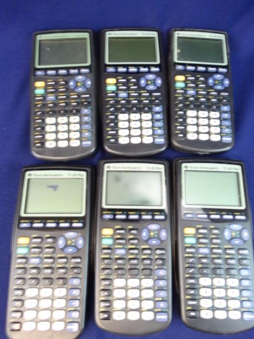 6- TI-83 Plus Calculators