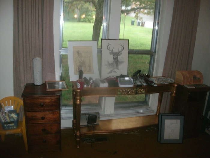 Nice Hall Table and Misc Items