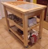 Chris & Chris Pro Chef Kitchen works station with granite top
& tons of storage! 1 year old $529 original price
$200