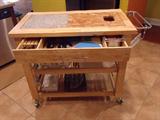 Chris & Chris Pro Chef Kitchen works station with granite top
& tons of storage! 1 year old $529 original price
$200
