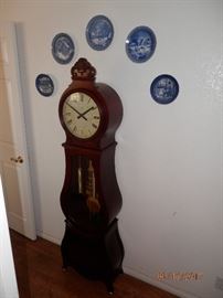 Newer Dutch style grandfather clock...