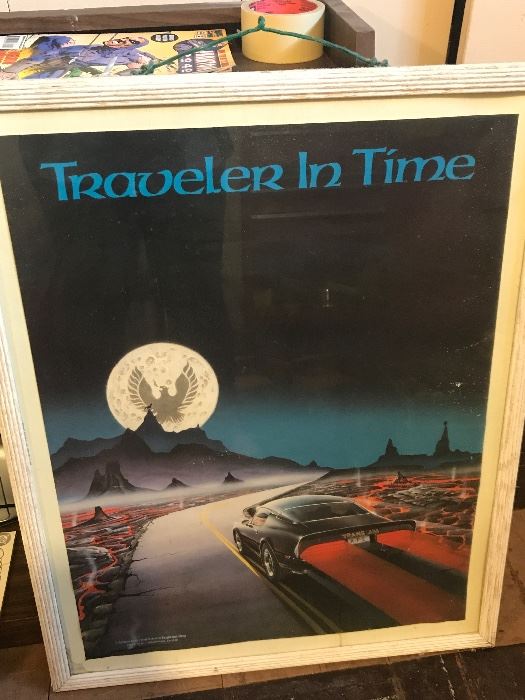 Vintage Trans Am Poster- "Traveler In Time"