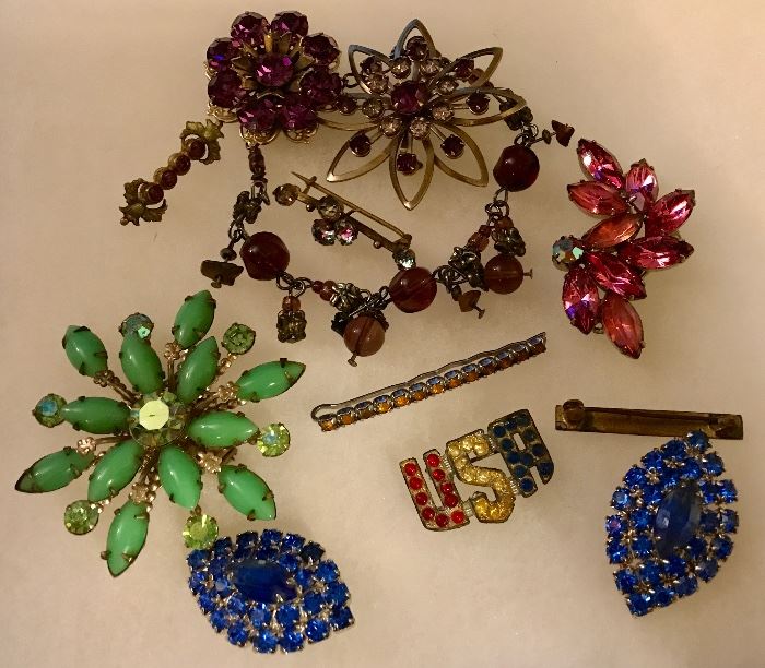 Vintage & Antique Rhinestone Jewelry