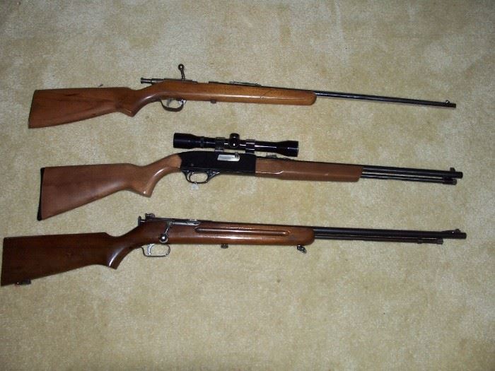 Mossberg Model 44 - Winchester Model 190 - Ranger M36 .22