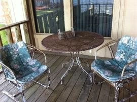 Patio set - chairs are very comfortable