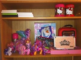 Hello Kitty, My little pony, Frozen