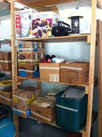 Ice cream maker, canning jars, patterns