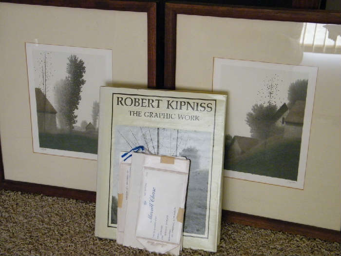 Two signed Robert Kipniss photos.