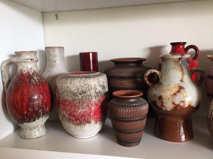 Huge Selection of Mobach Pottery.