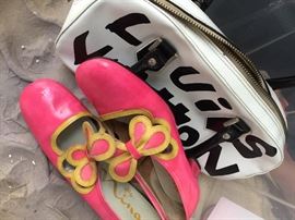 Vintage Shoes and Louie Bag