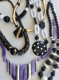 Hundreds of 1980s necklaces and Jewelry never Worn 