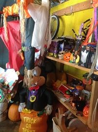 Air blowup Halloween Mickey Mouse and other Holloween items