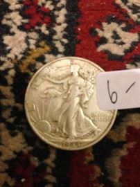 silver walking liberty coin 