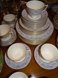 Queensbury Royal Doulton china service for eight.