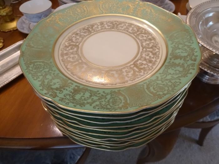 Bavaria Hutchenreuther china chargers/plates.