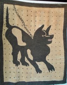 Early embroidered rug