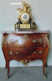 Fine French furniture gilt bronze clocks