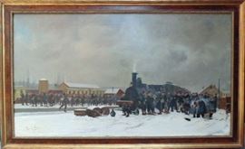 French Troops, WW1, by Raoul Arus