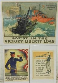 Sample WW1 poster collection