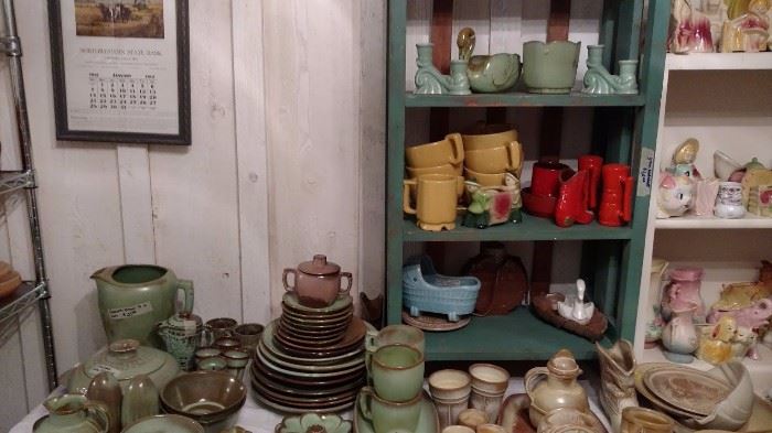 frankoma pottery and dishes