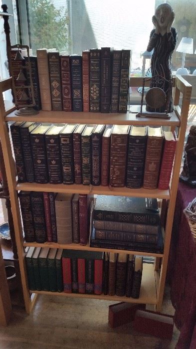 Vintage "Classics of Medicine Library" book collection.