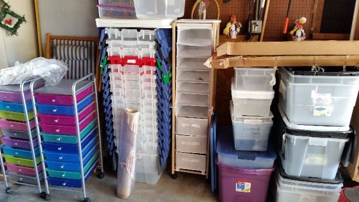 Storage bins & containers.