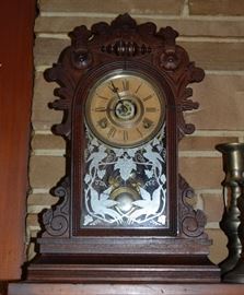 Victorian Walnut Clock
