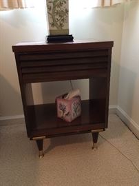 Mid century form bedside table
