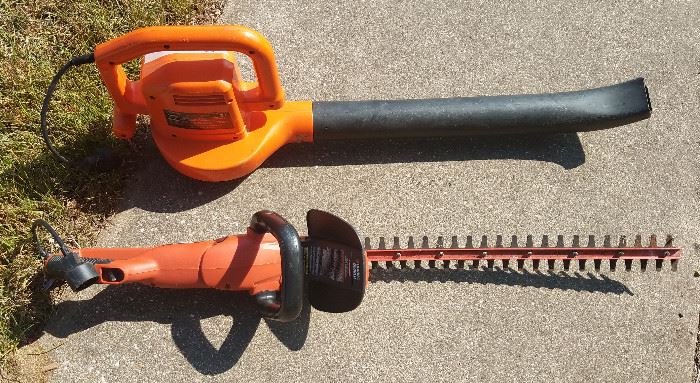 Blower & hedge trimmer
