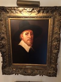 Paul Penczner in style of Dutch Old Master, oil, 16x20