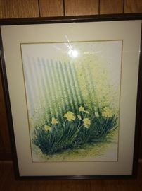 Chester Martin, Buttercups, watercolor