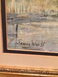 Franz Weiss, father of Nashville's Anton Weiss, Yugoslavian artist, also listed as German