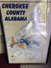 -books and map from Alabama and Georgia