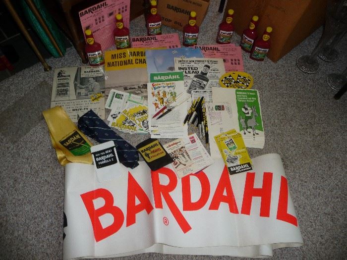 original BARDAHL items from the salesman