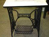 Singer Base, with Porcelain Top