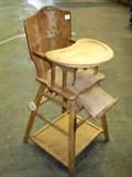 High Chair that converts to a child's eating/playing table (see next photo)
