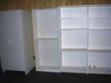 Display or Book Shelves, and a Cabinet with Shelves